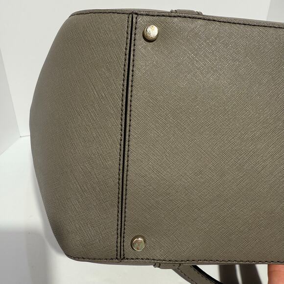 Kate Spade New York Newbury Lane Briar Saffiano Leather Tote in Warm Taupe - Picture 6 of 12